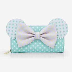 Loungefly Disney Minnie Mouse Pastel Polka Dot Wallet